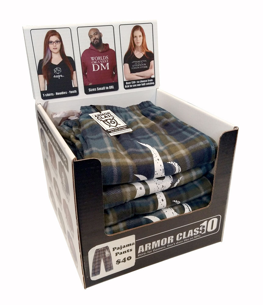 Blue RPG Dice Pajama Pants - Six Pack