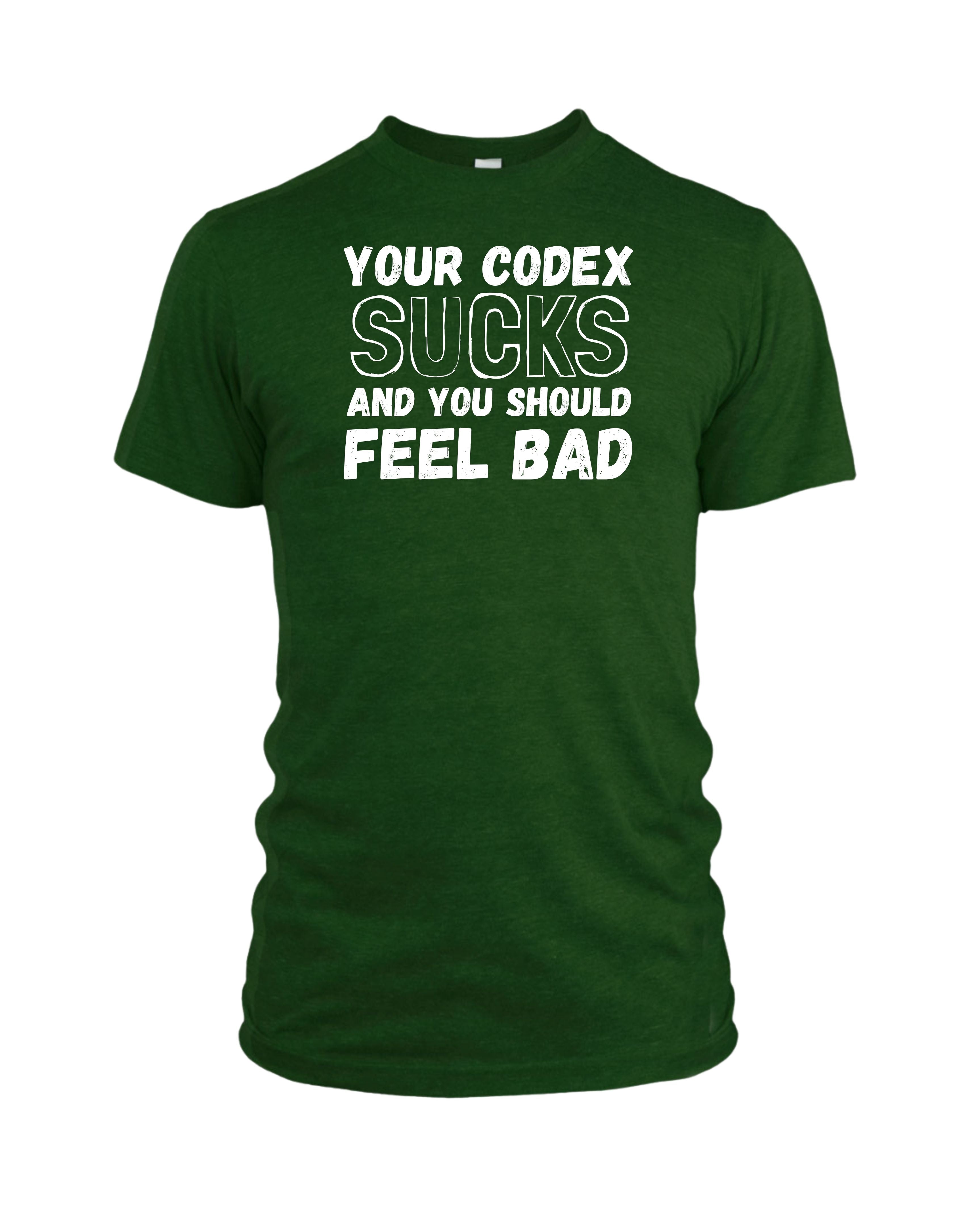 Your Codex Sucks and you should feel bad