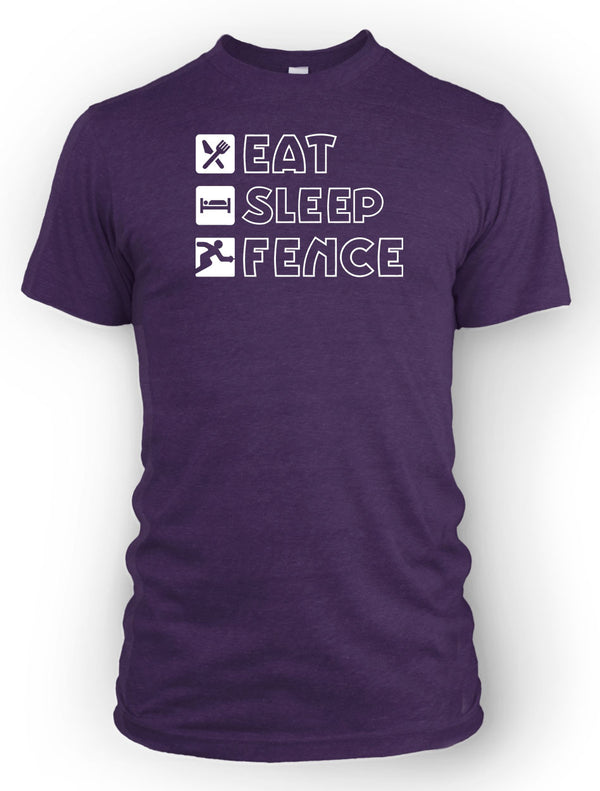 Eat Sleep Fence - ArmorClass10.com